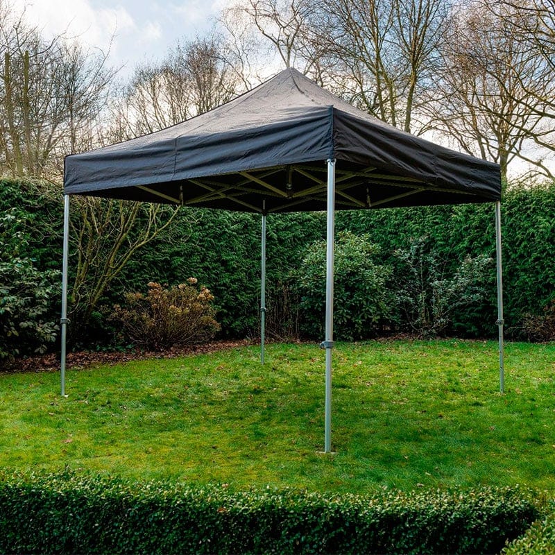 laat staan negatief heks 3x3 meter - Professionele aluminium "Easy Up" partytent zwart huren?