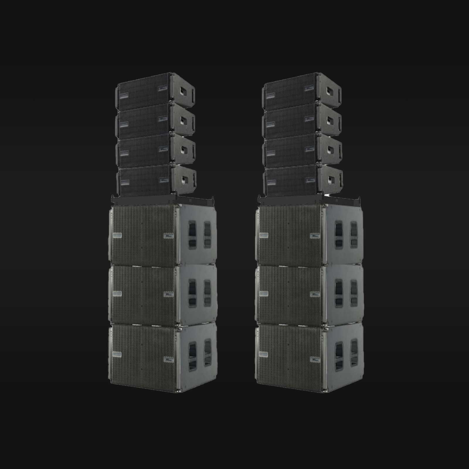 dB Technologies – VIO geluidsset E stacked (S118R/L208)