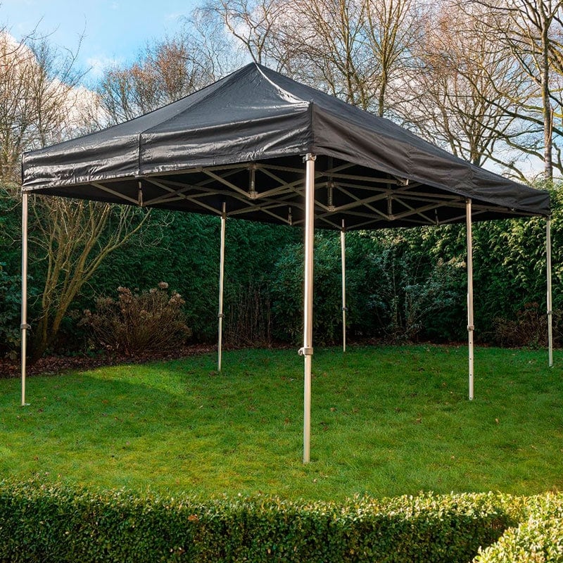 module Snoep lezing 3x6 meter - Professionele aluminium "Easy Up" partytent zwart huren