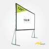 120" projectie kit / set met scherm en laser beamer - Afbeelding 3