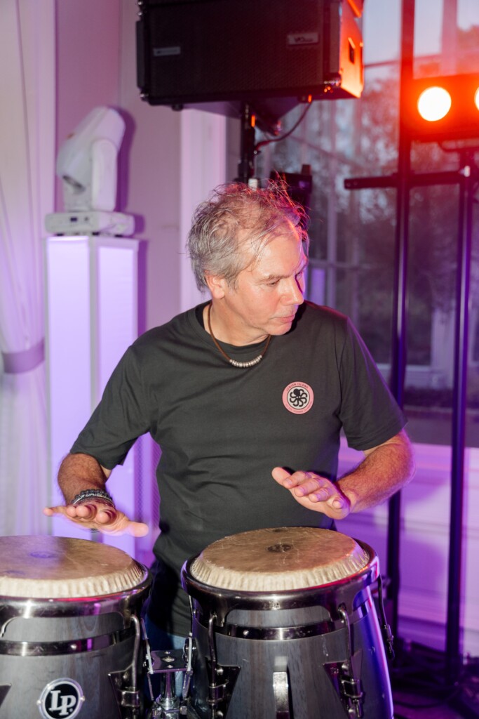 Percussionist live at a party