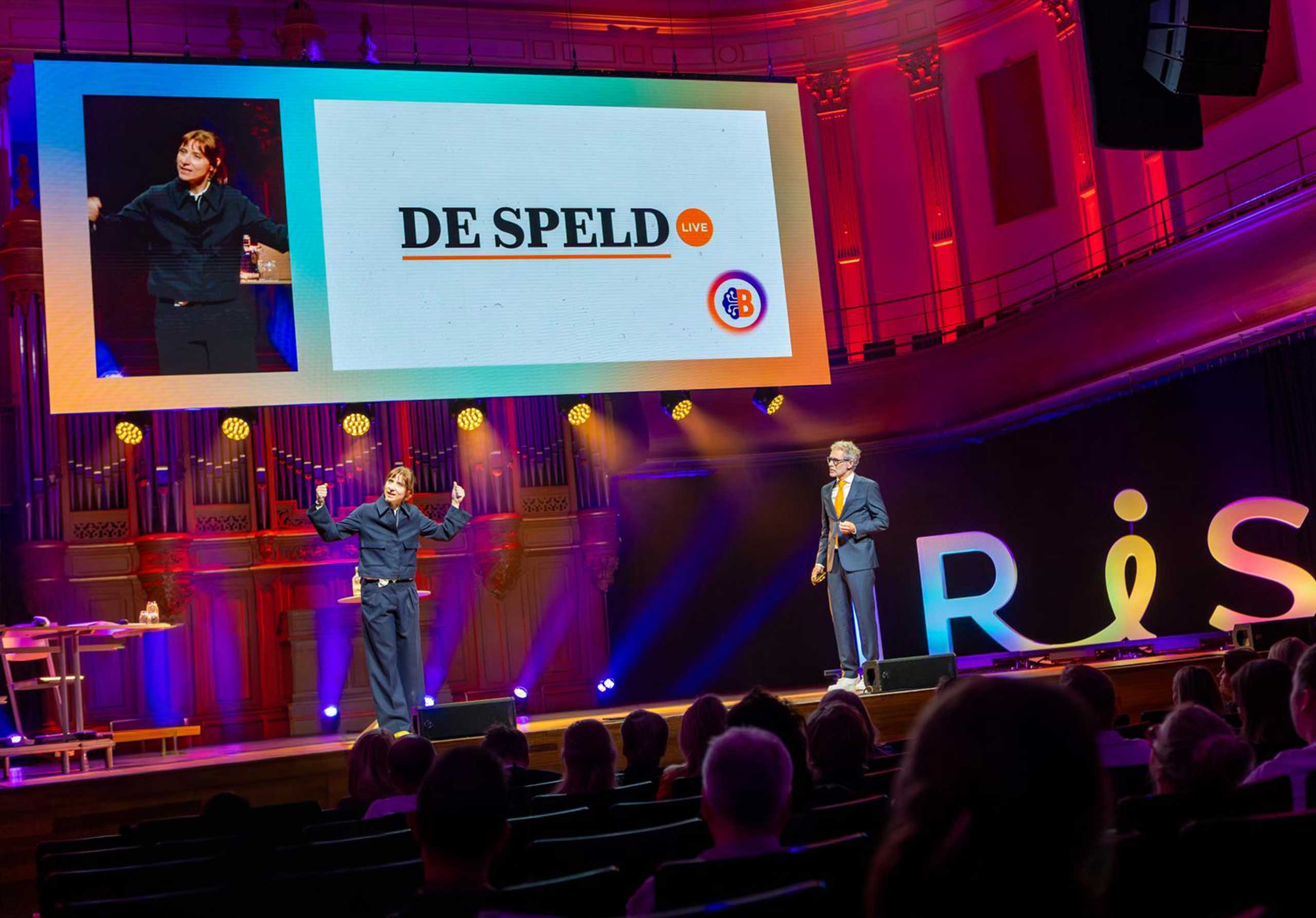 Corporate event met licht, geluid en beeld