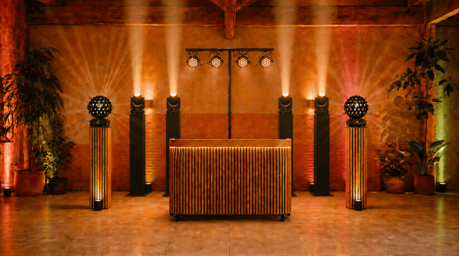 The Nest with Deluxe lighting and moving lights