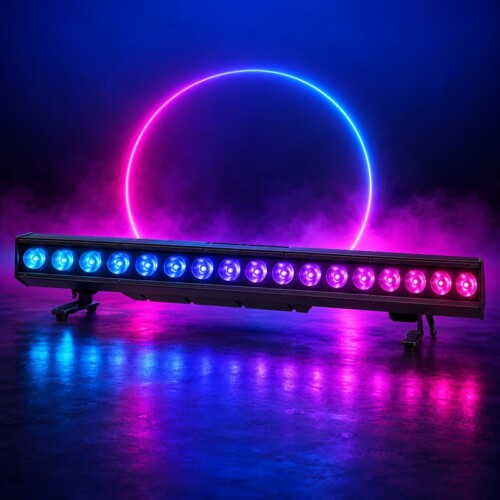 V-Show IP1820 LED bar with blue and pink light
